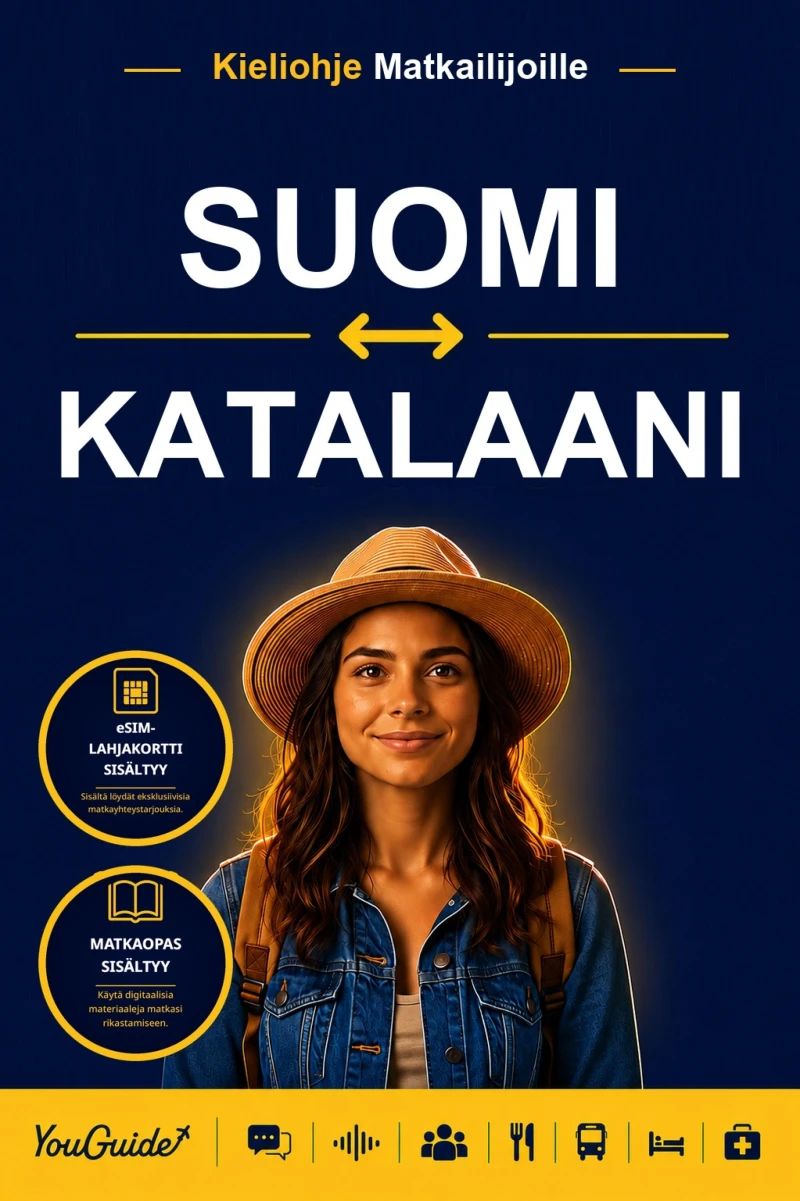 Portada: The Language Guide for Travelers - Finnish to Catalan