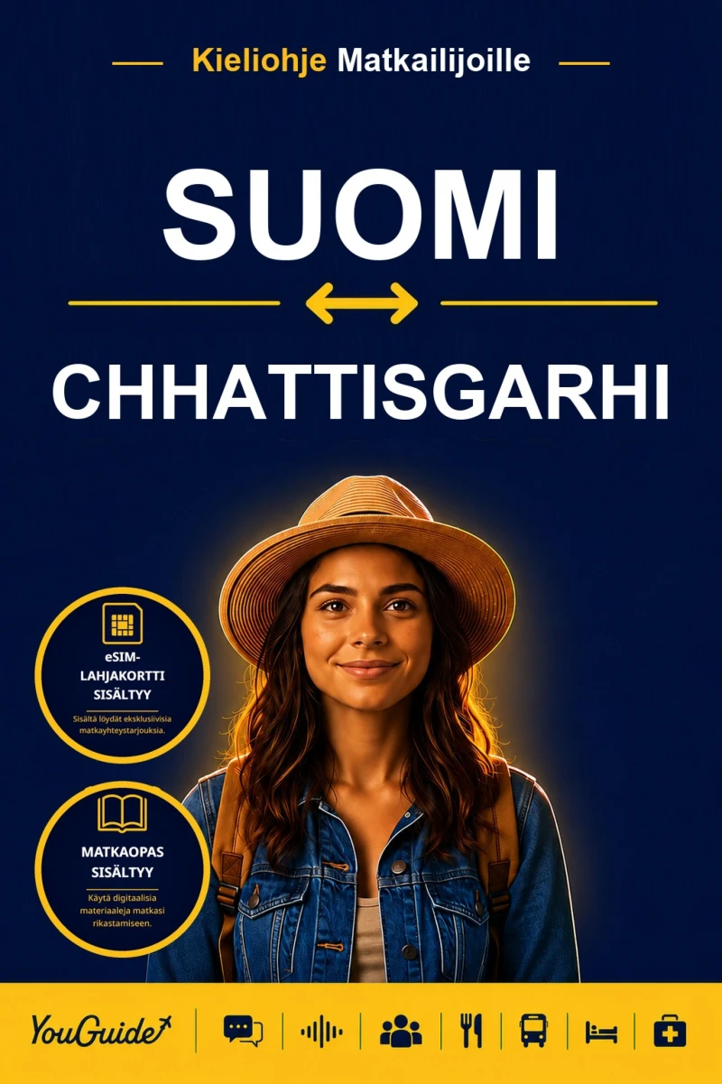 Portada: The Language Guide for Travelers - Finnish to Chhattisgarhi
