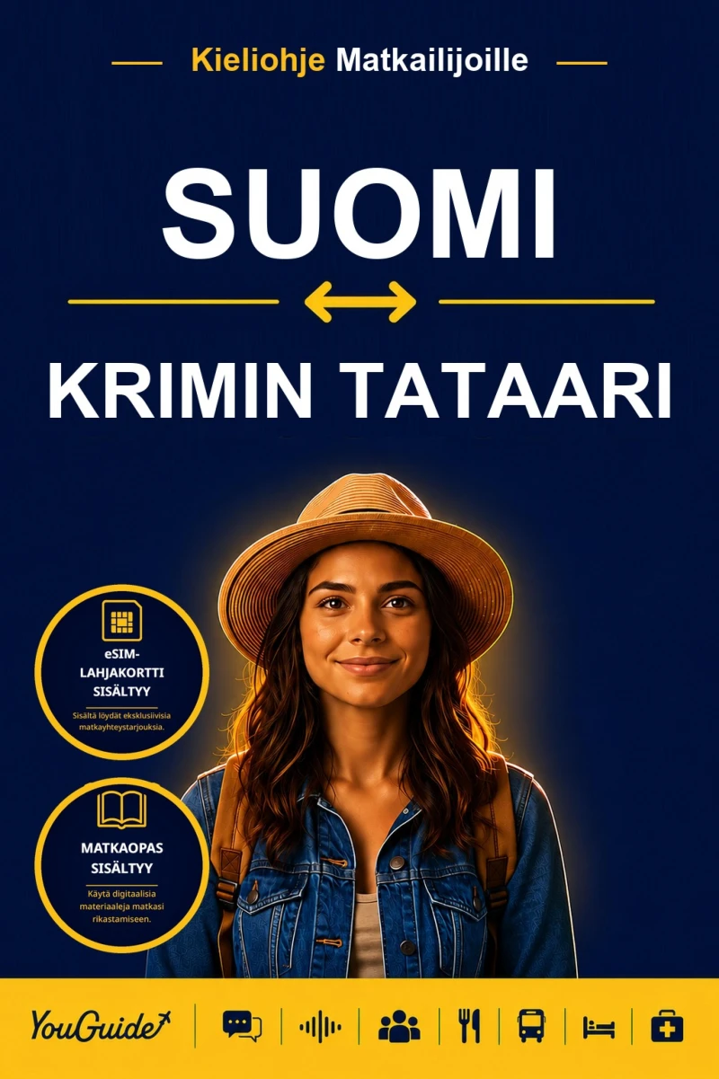 Portada: The Language Guide for Travelers - Finnish to Crimean Tatar