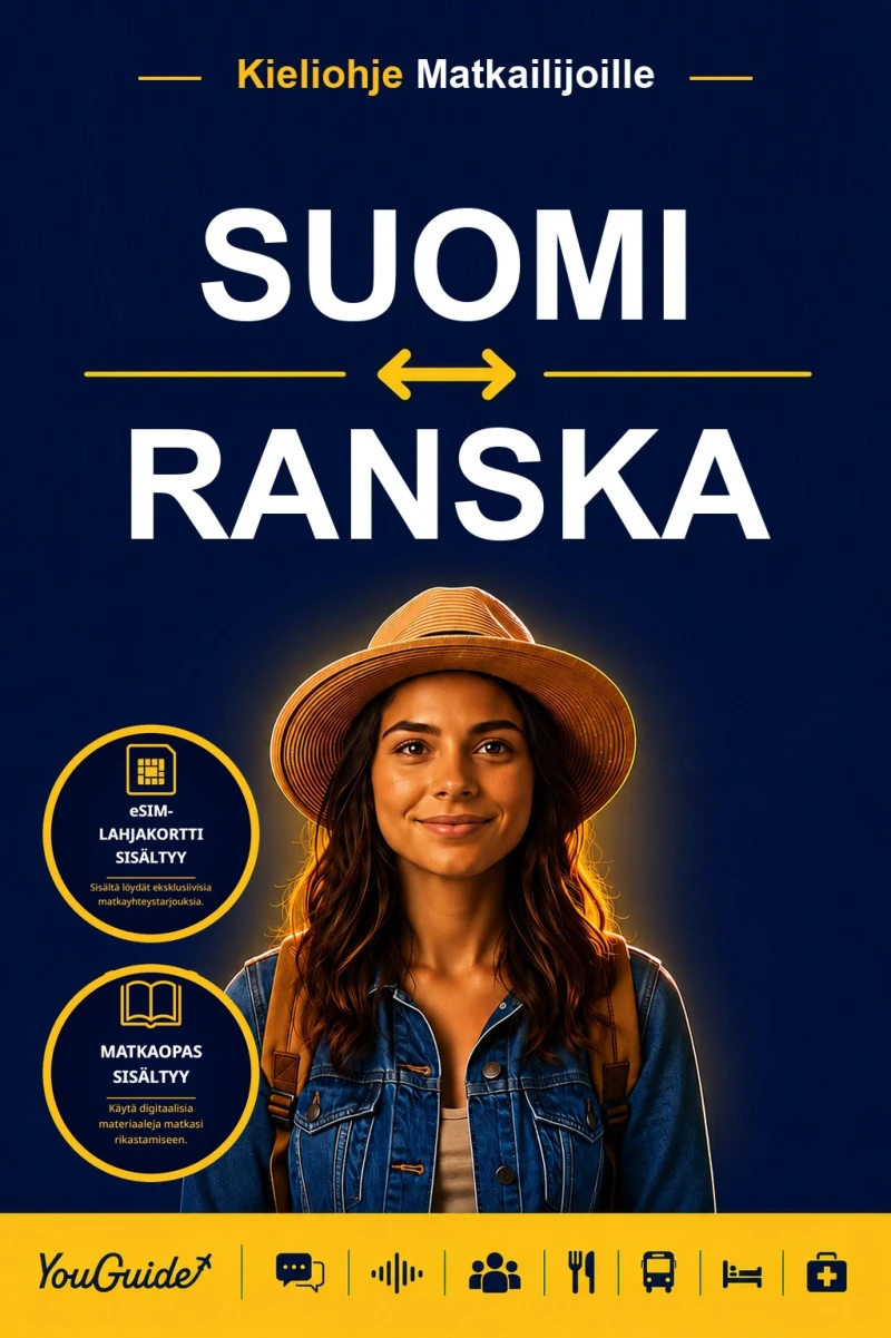 Portada: The Language Guide for Travelers - Finnish to French