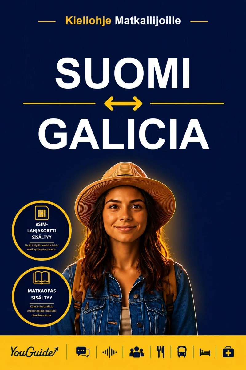 Portada: The Language Guide for Travelers - Finnish to Galician