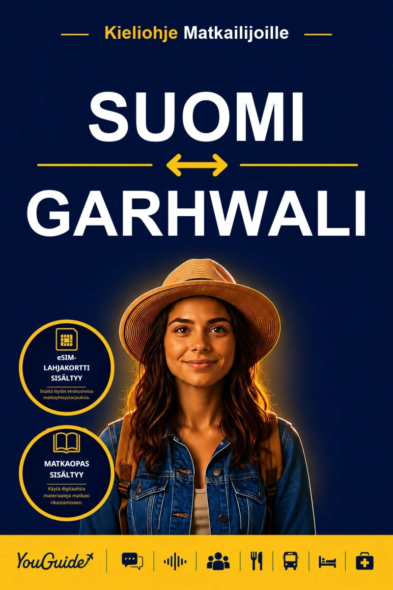 Portada: The Language Guide for Travelers - Finnish to Garhwali