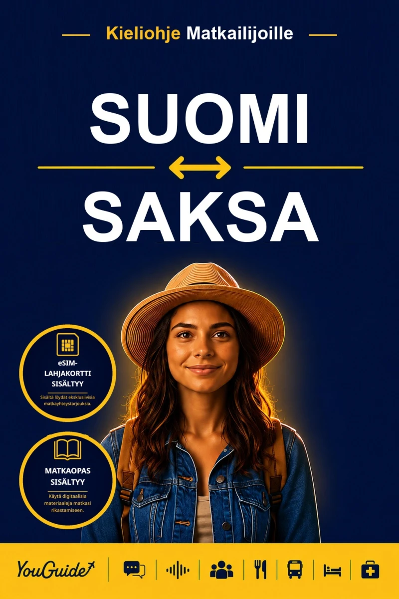 Portada: The Language Guide for Travelers - Finnish to German