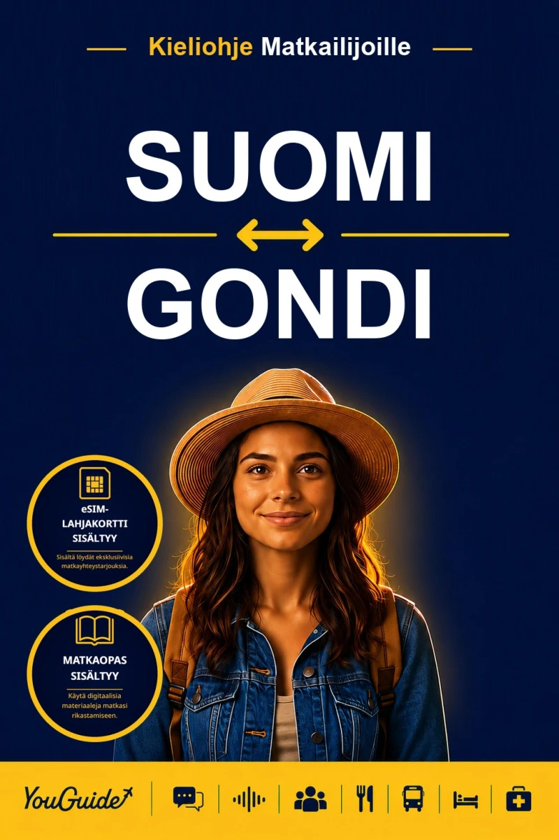 Portada: The Language Guide for Travelers - Finnish to Gondi
