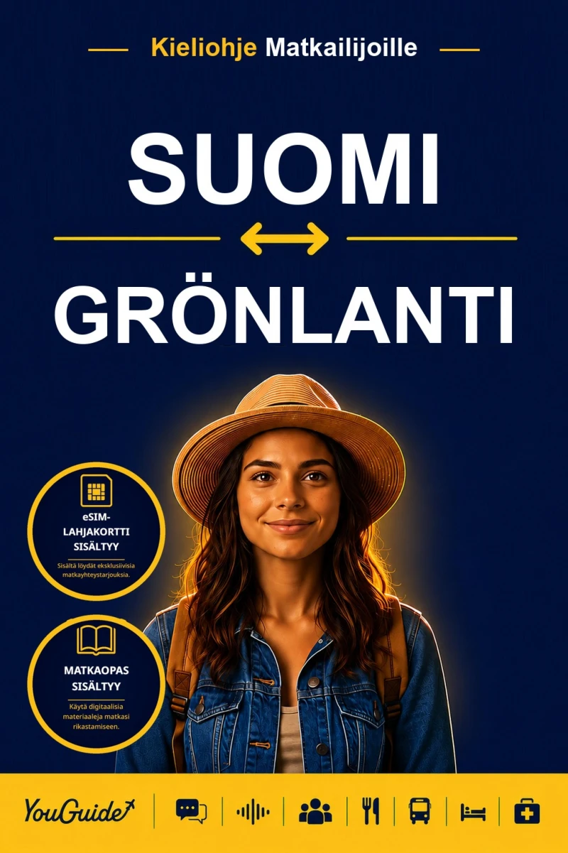 Portada: The Language Guide for Travelers - Finnish to Greenlandic
