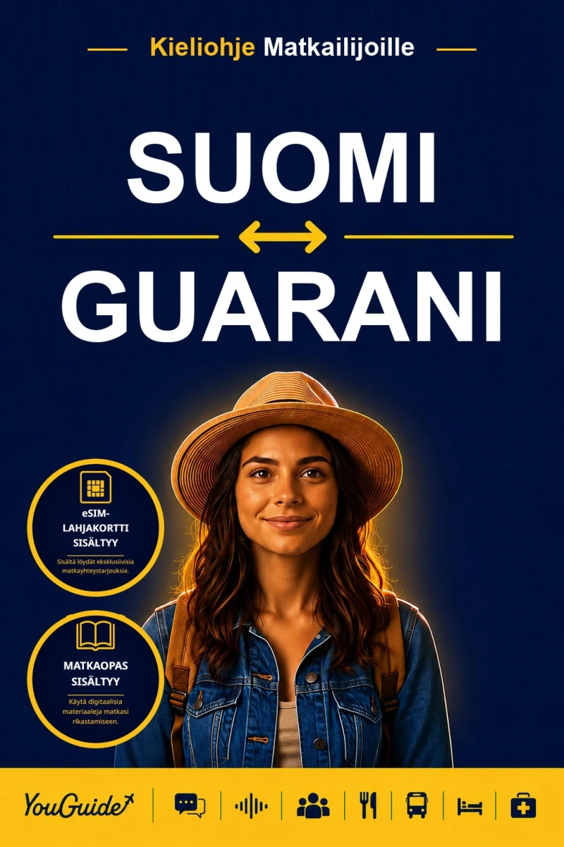 Portada: The Language Guide for Travelers - Finnish to Guarani