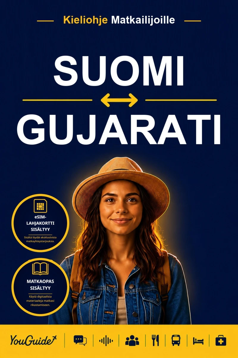 Portada: The Language Guide for Travelers - Finnish to Gujarati