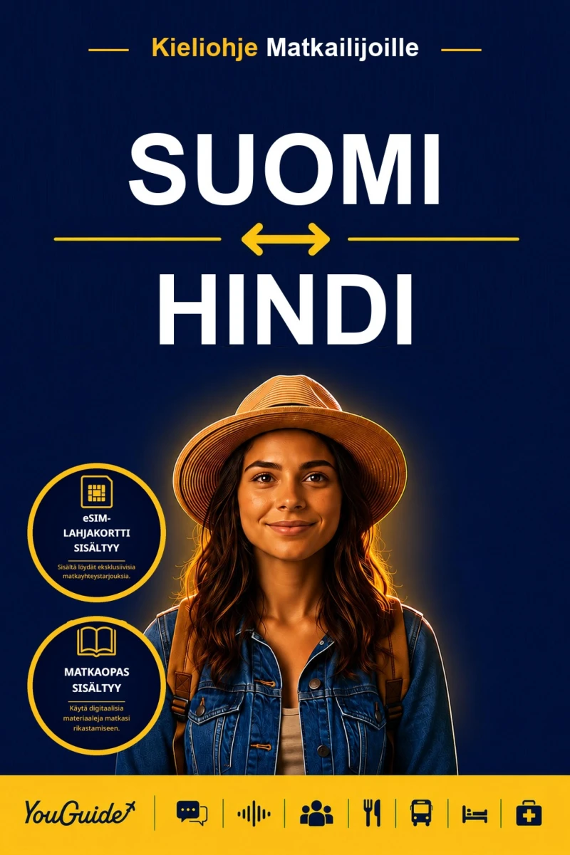Portada: The Language Guide for Travelers - Finnish to Hindi