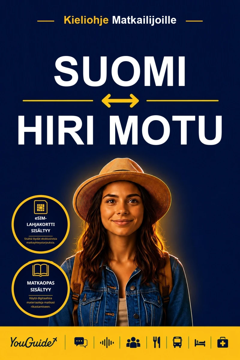 Portada: The Language Guide for Travelers - Finnish to Hiri Motu