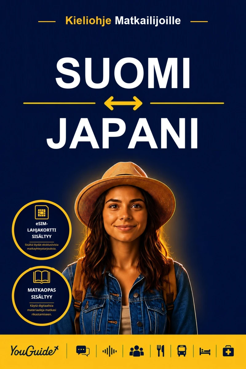 Portada: The Language Guide for Travelers - Finnish to Japanese