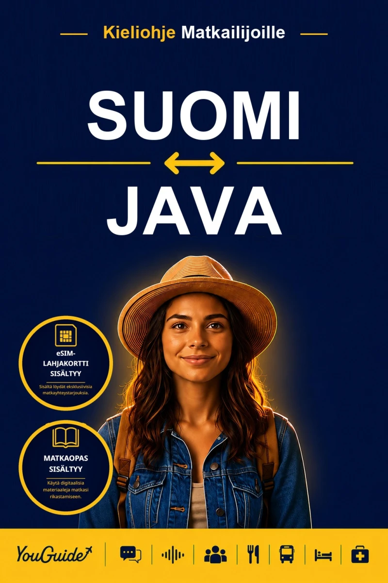 Portada: The Language Guide for Travelers - Finnish to Javanese