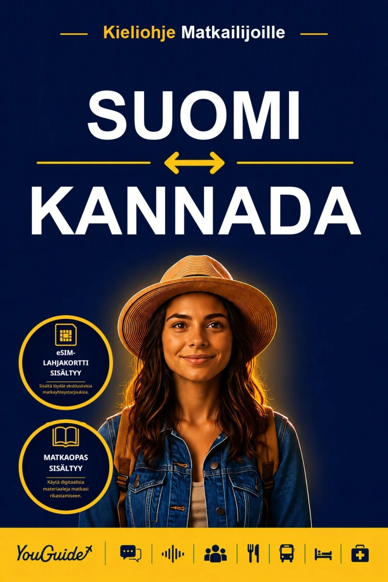 Portada: The Language Guide for Travelers - Finnish to Kannada