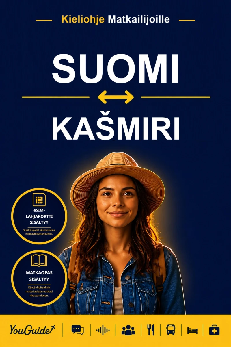 Portada: The Language Guide for Travelers - Finnish to Kashmiri