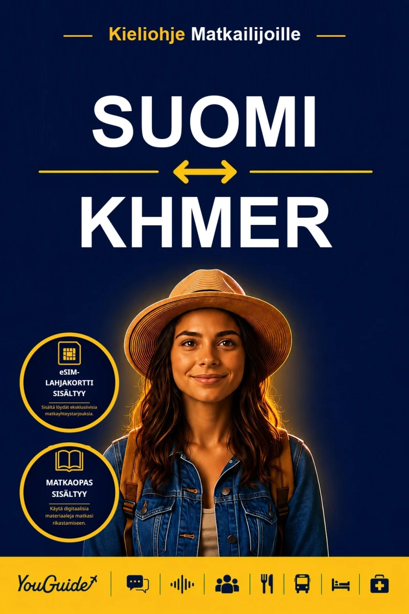 Portada: The Language Guide for Travelers - Finnish to Khmer