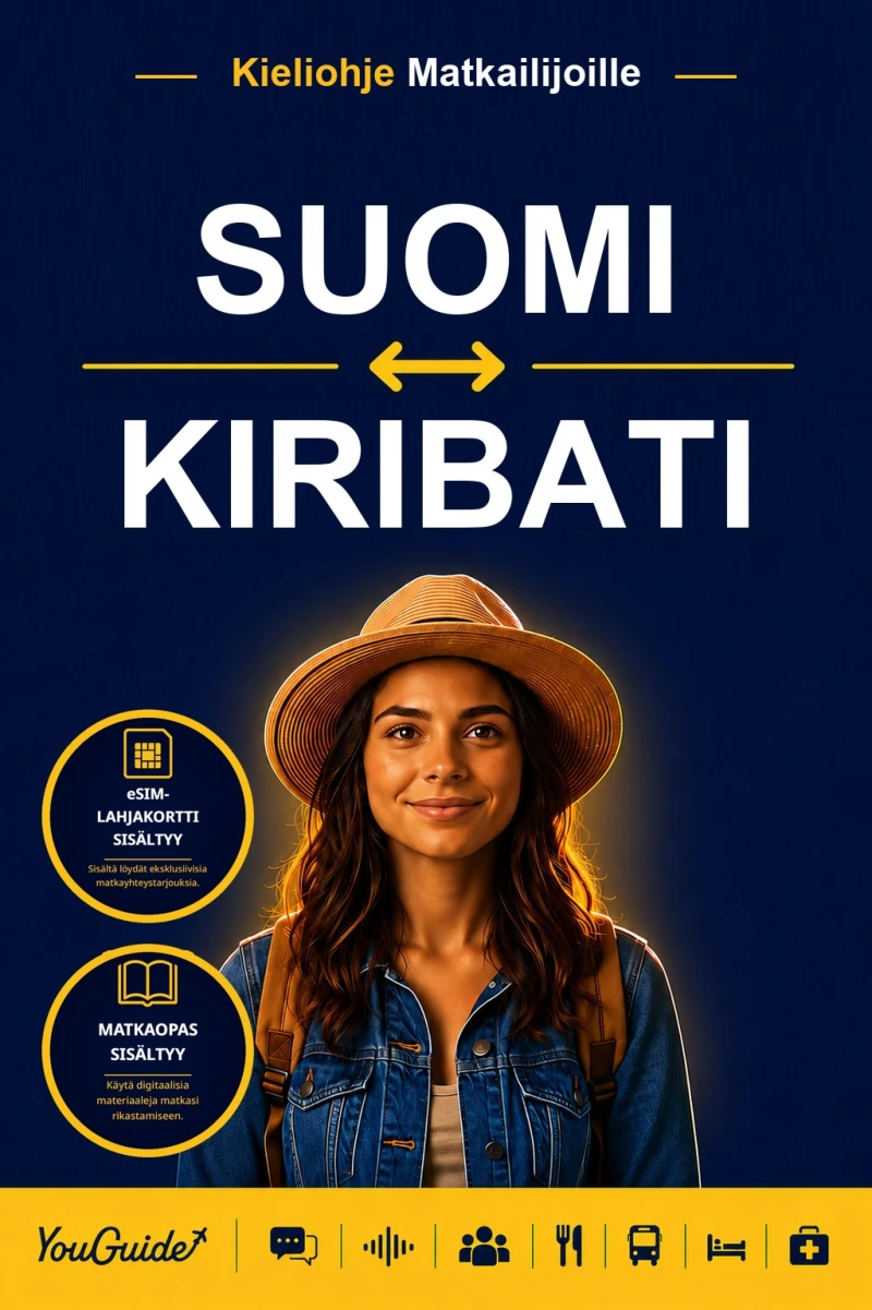 Portada: The Language Guide for Travelers - Finnish to Kiribati