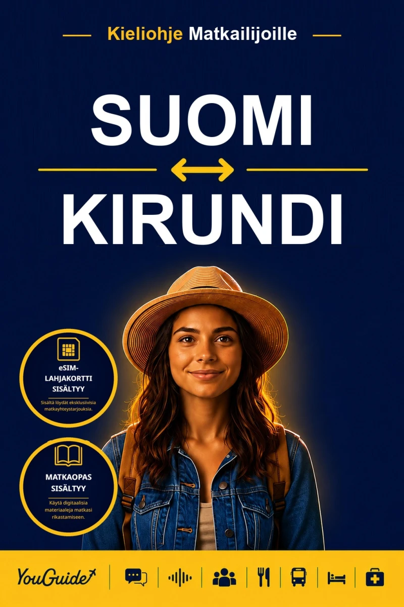 Portada: The Language Guide for Travelers - Finnish to Kirundi