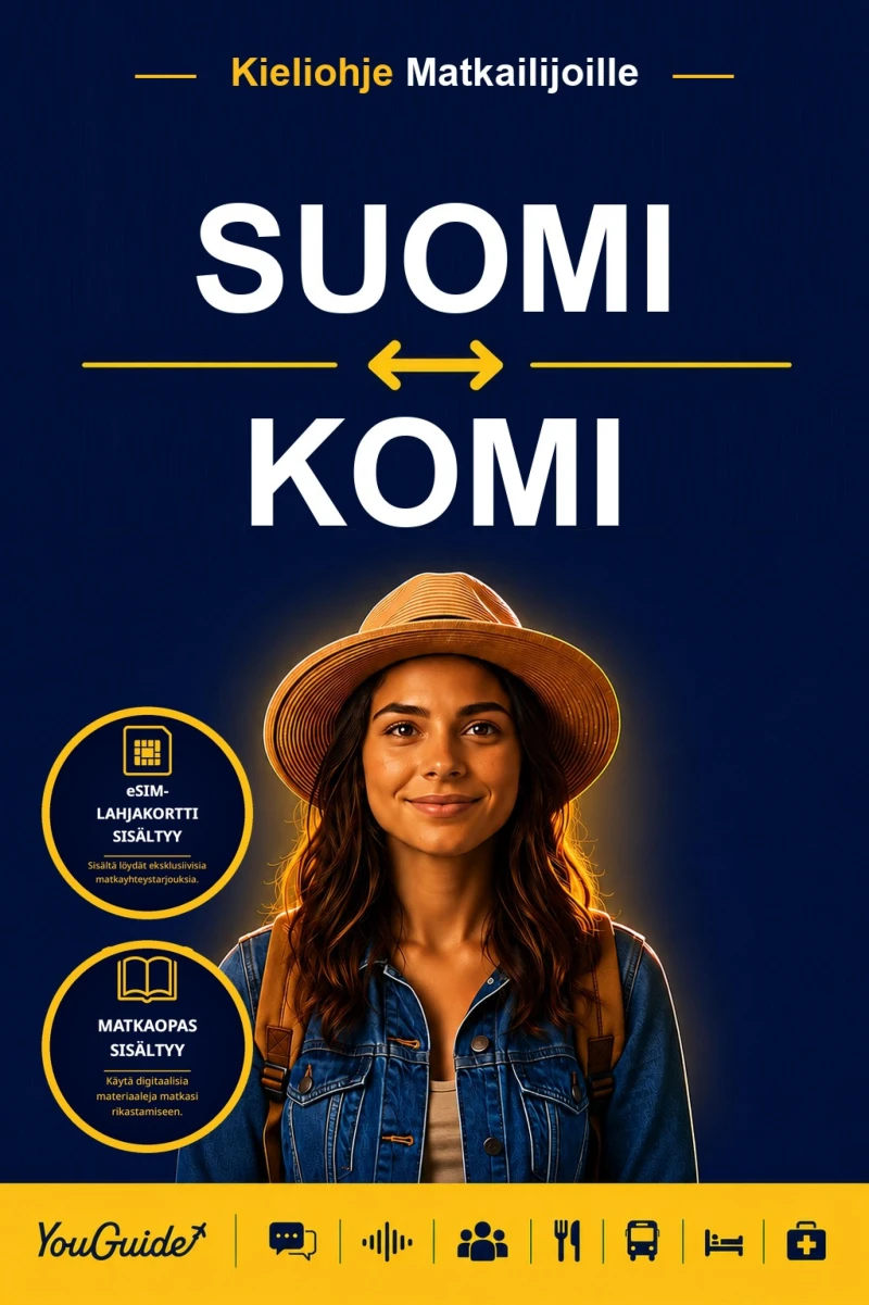 Portada: The Language Guide for Travelers - Finnish to Komi
