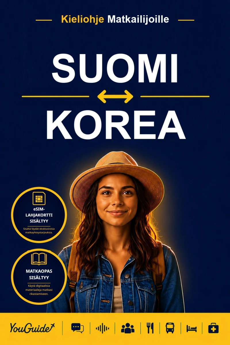 Portada: The Language Guide for Travelers - Finnish to Korean
