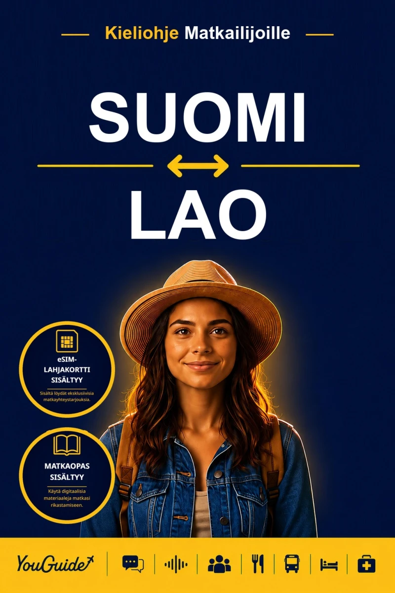 Portada: The Language Guide for Travelers - Finnish to Lao