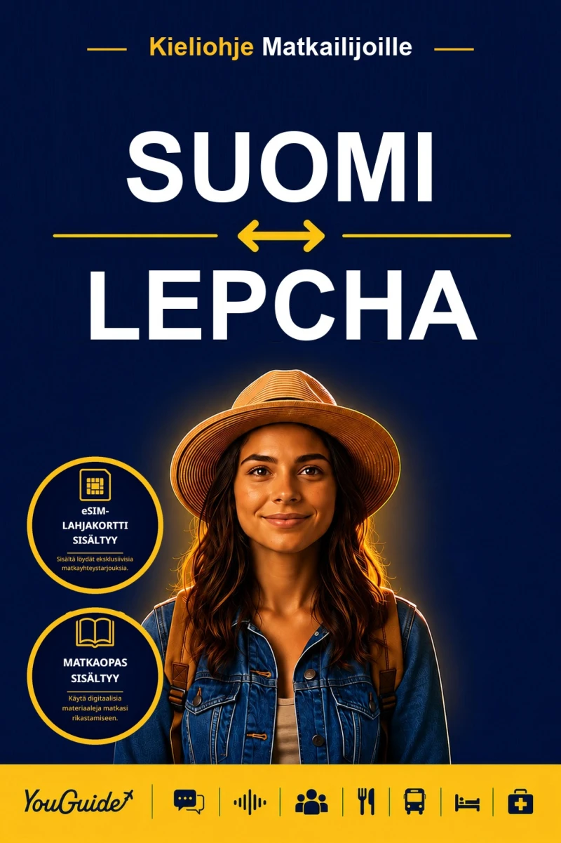 Portada: The Language Guide for Travelers - Finnish to Lepcha