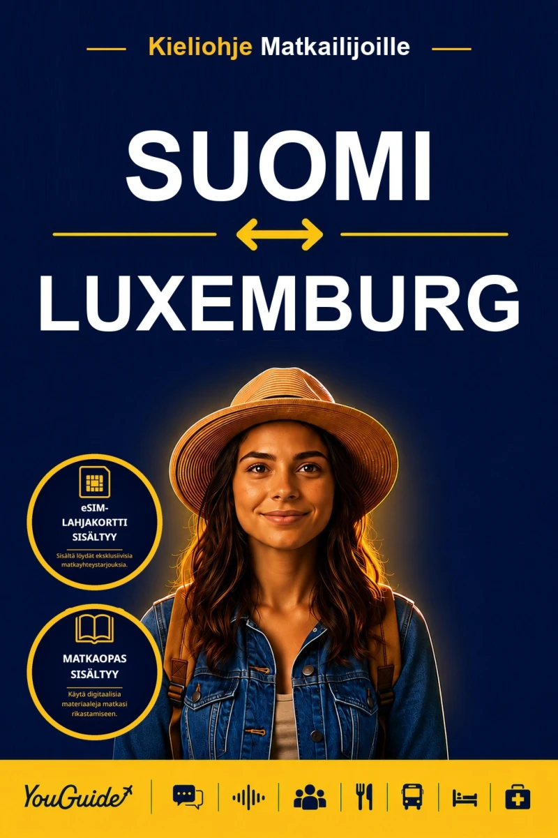 Portada: The Language Guide for Travelers - Finnish to Luxembourgish