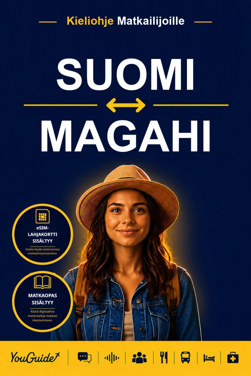 Portada: The Language Guide for Travelers - Finnish to Magahi