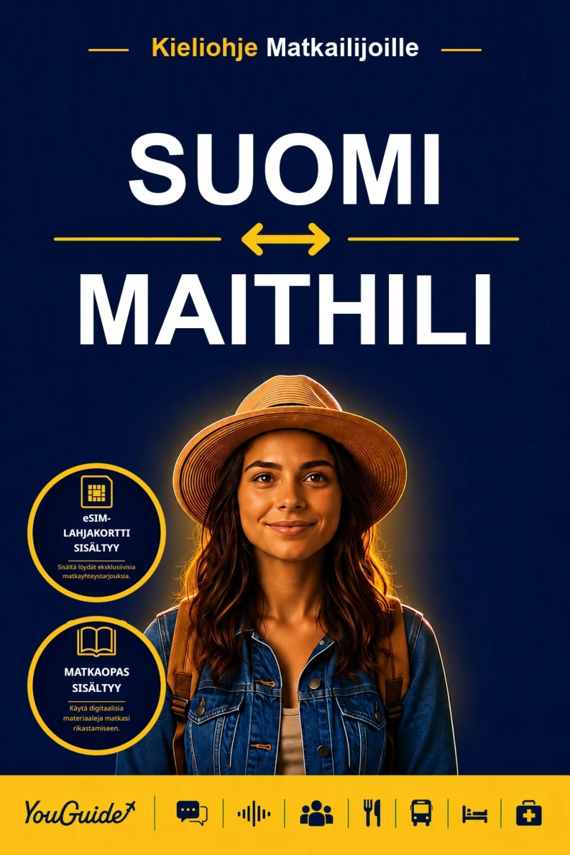 Portada: The Language Guide for Travelers - Finnish to Maithili