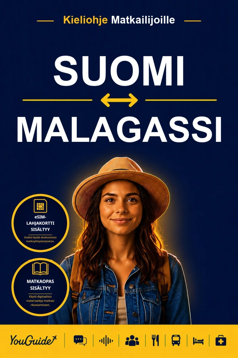 Portada: The Language Guide for Travelers - Finnish to Malagasy