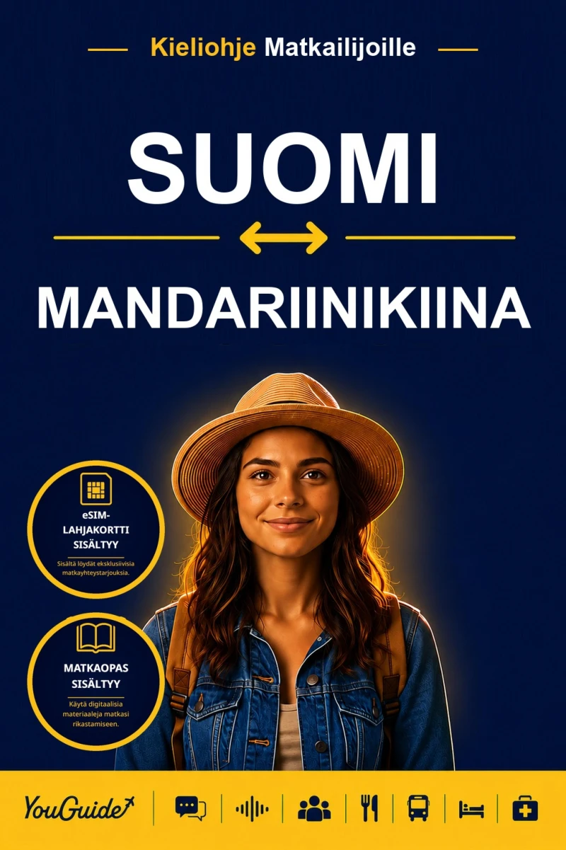 Portada: The Language Guide for Travelers - Finnish to Mandarin Chinese