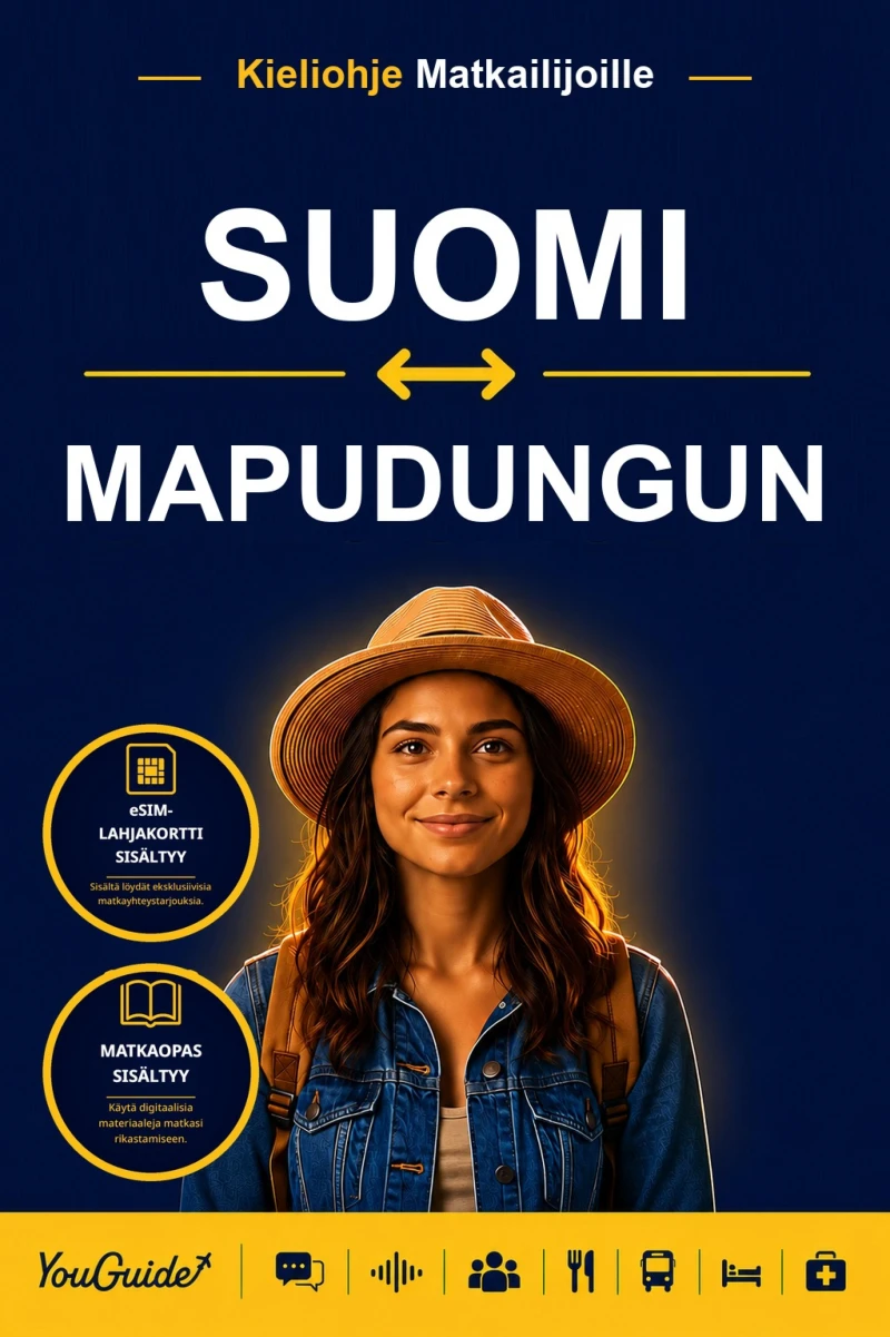 Portada: The Language Guide for Travelers - Finnish to Mapudungun