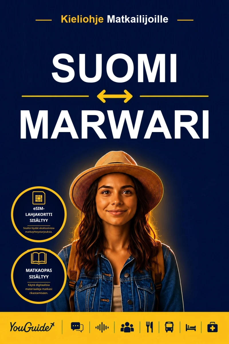 Portada: The Language Guide for Travelers - Finnish to Marwari