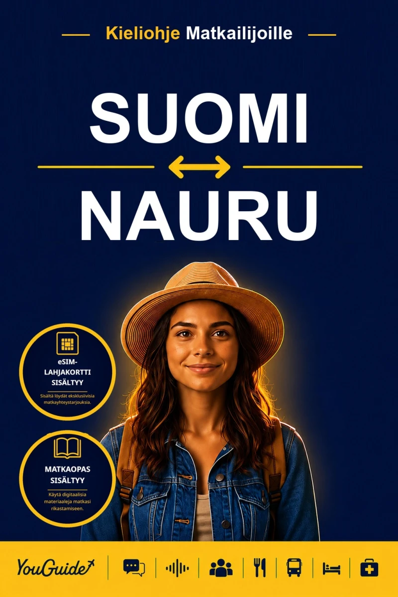 Portada: The Language Guide for Travelers - Finnish to Nauruan