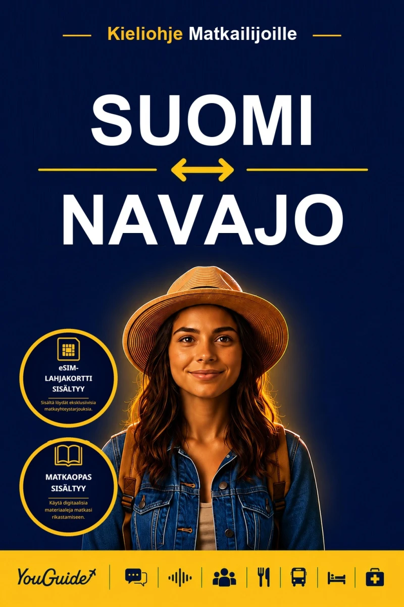 Portada: The Language Guide for Travelers - Finnish to Navajo