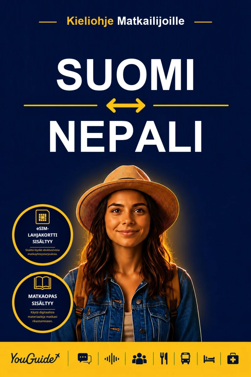 Portada: The Language Guide for Travelers - Finnish to Nepali