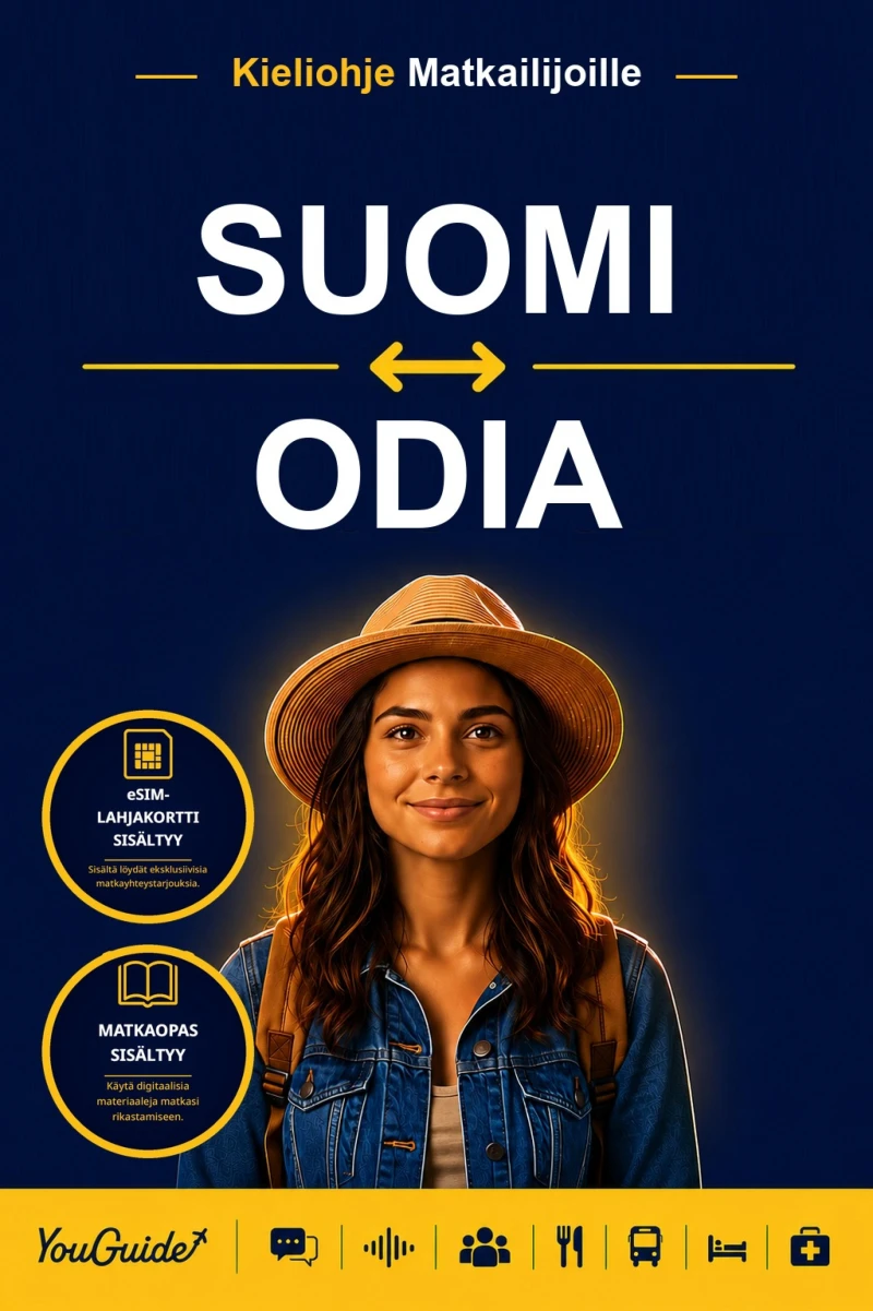Portada: The Language Guide for Travelers - Finnish to Odia