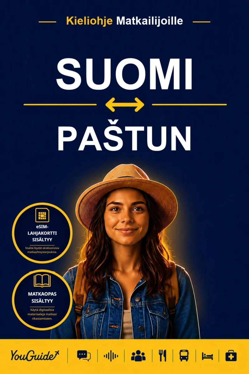 Portada: The Language Guide for Travelers - Finnish to Pashto