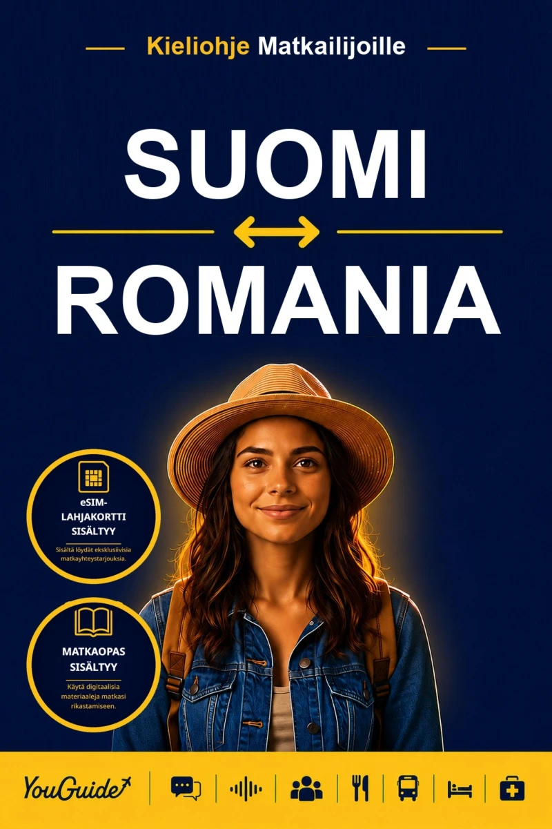 Portada: The Language Guide for Travelers - Finnish to Romanian