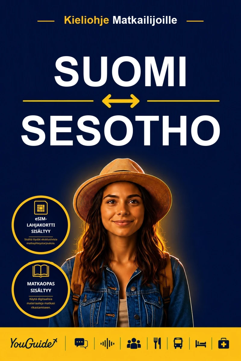 Portada: The Language Guide for Travelers - Finnish to Sesotho