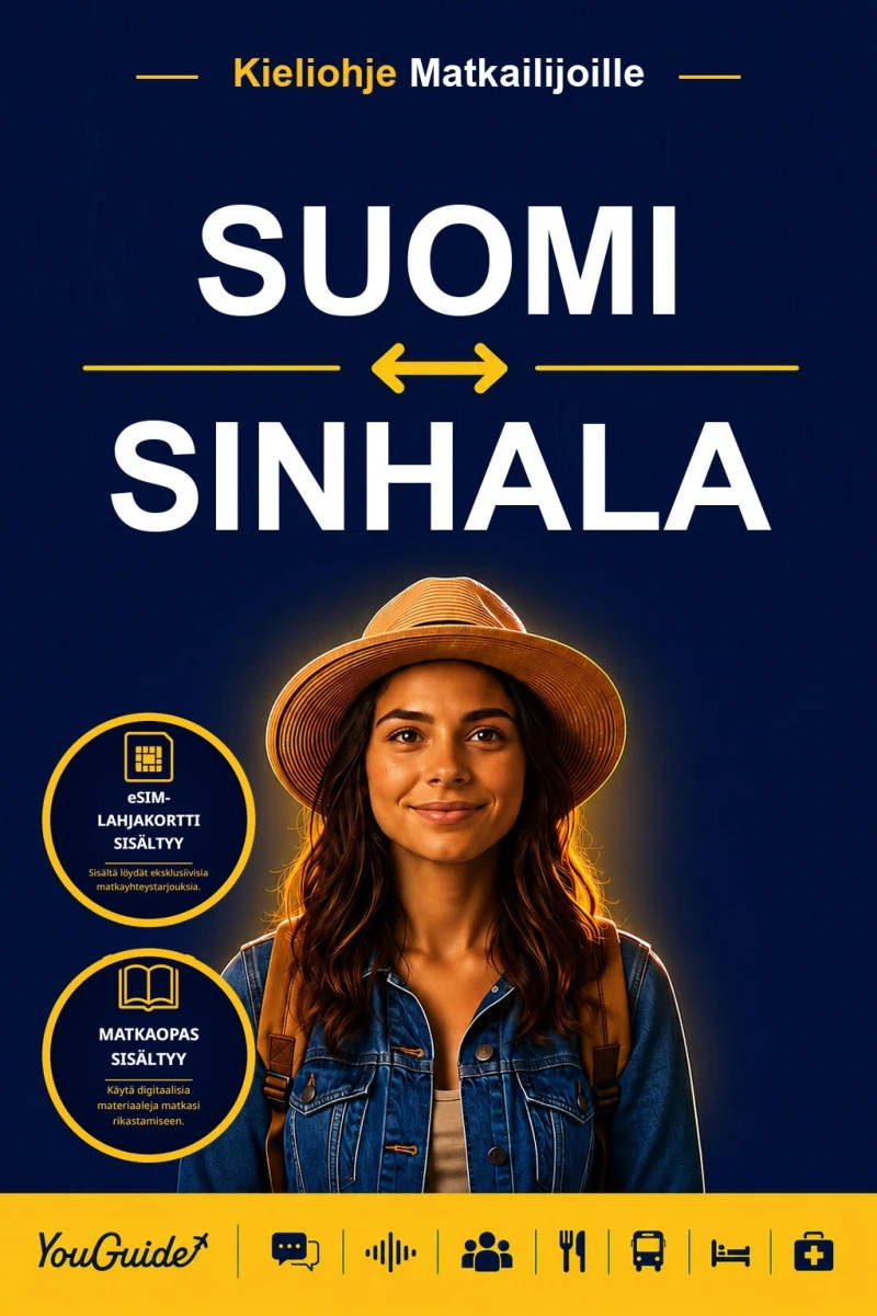 Portada: The Language Guide for Travelers - Finnish to Sinhala