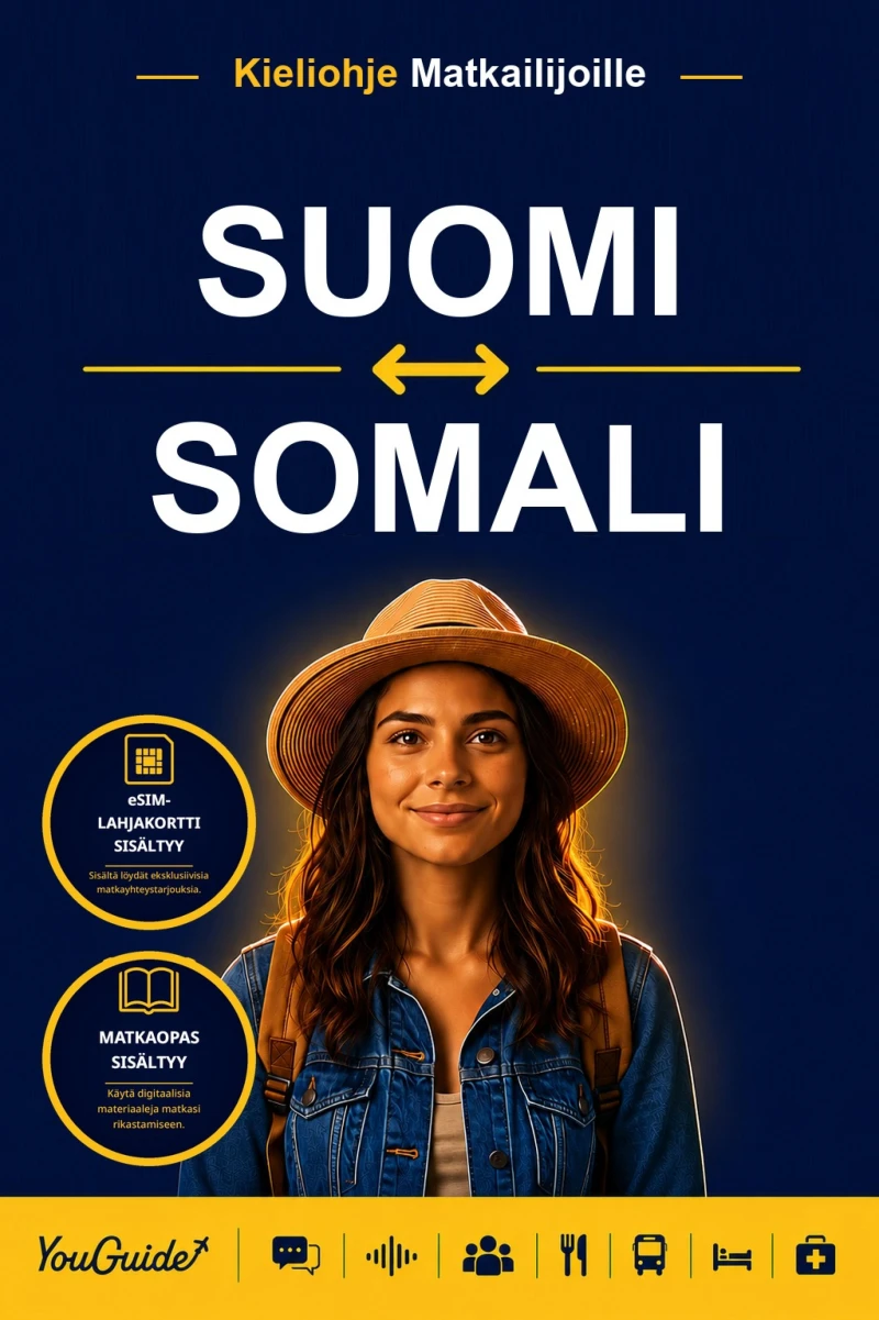 Portada: The Language Guide for Travelers - Finnish to Somali
