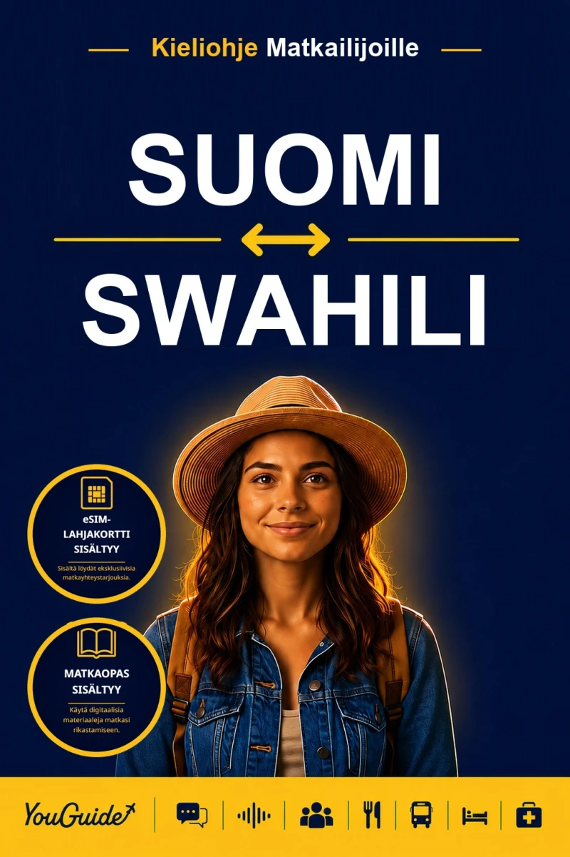 Portada: The Language Guide for Travelers - Finnish to Swahili