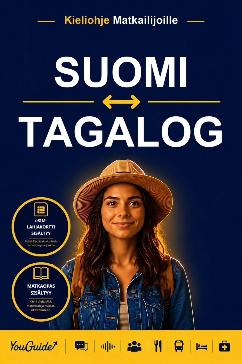 Portada: The Language Guide for Travelers - Finnish to Tagalog