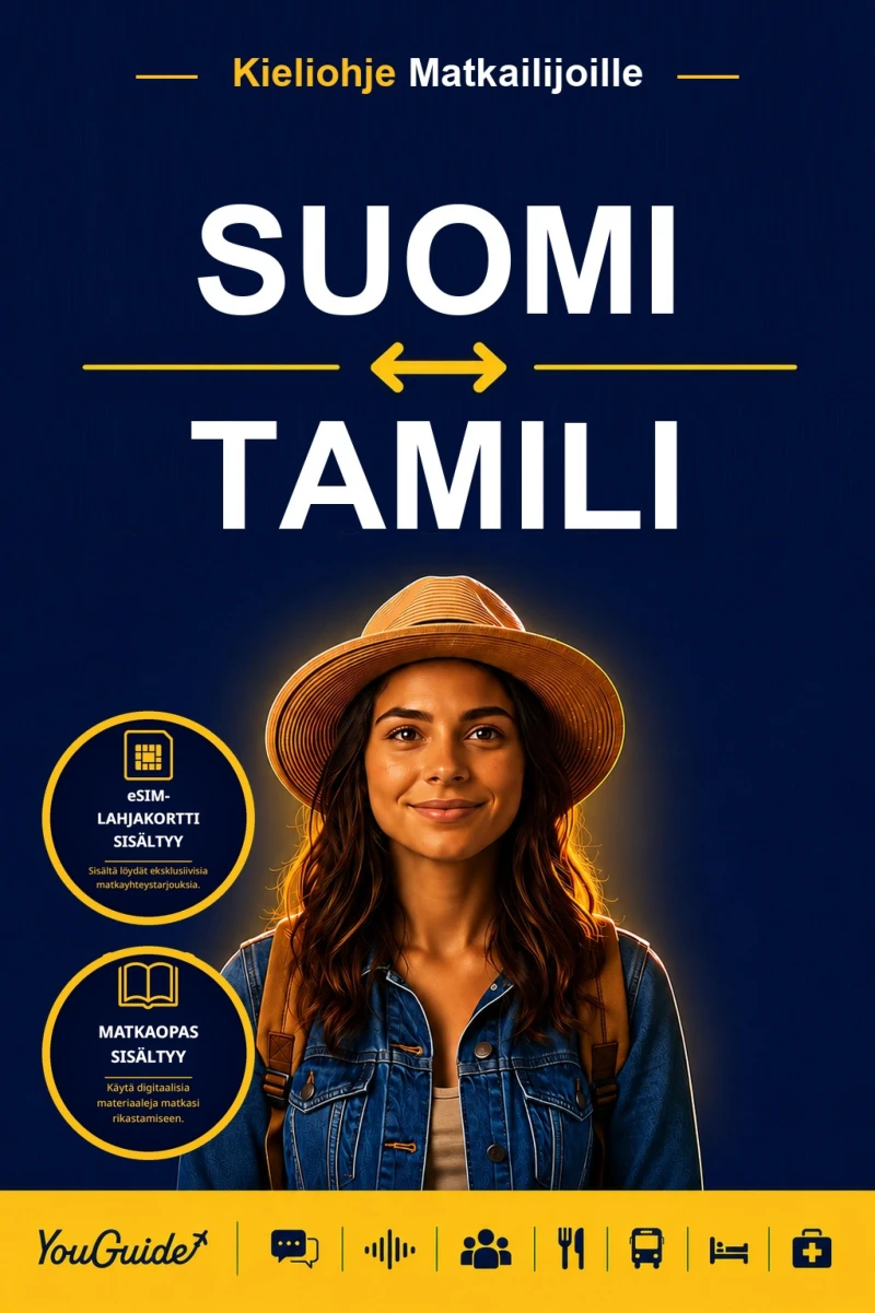 Portada: The Language Guide for Travelers - Finnish to Tamil