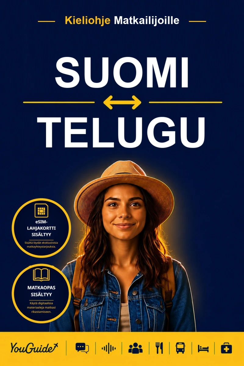 Portada: The Language Guide for Travelers - Finnish to Telugu