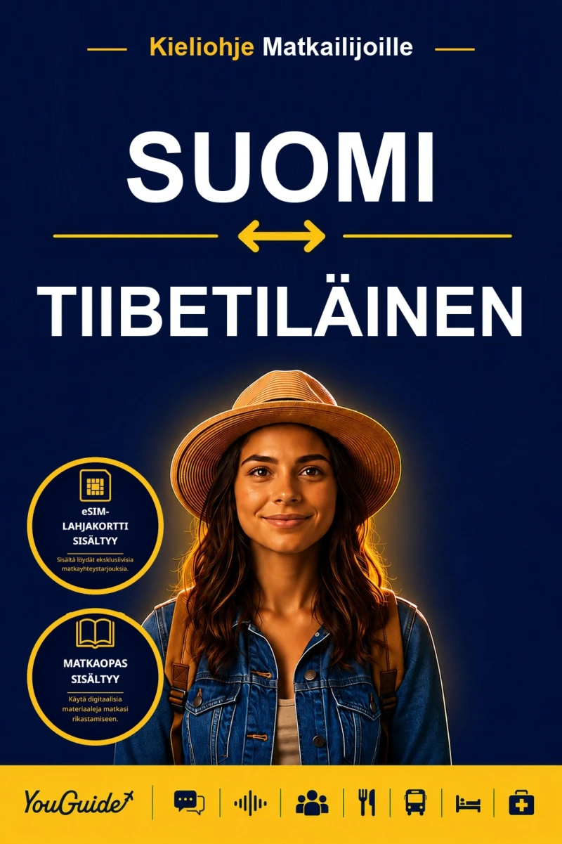 Portada: The Language Guide for Travelers - Finnish to Tibetan