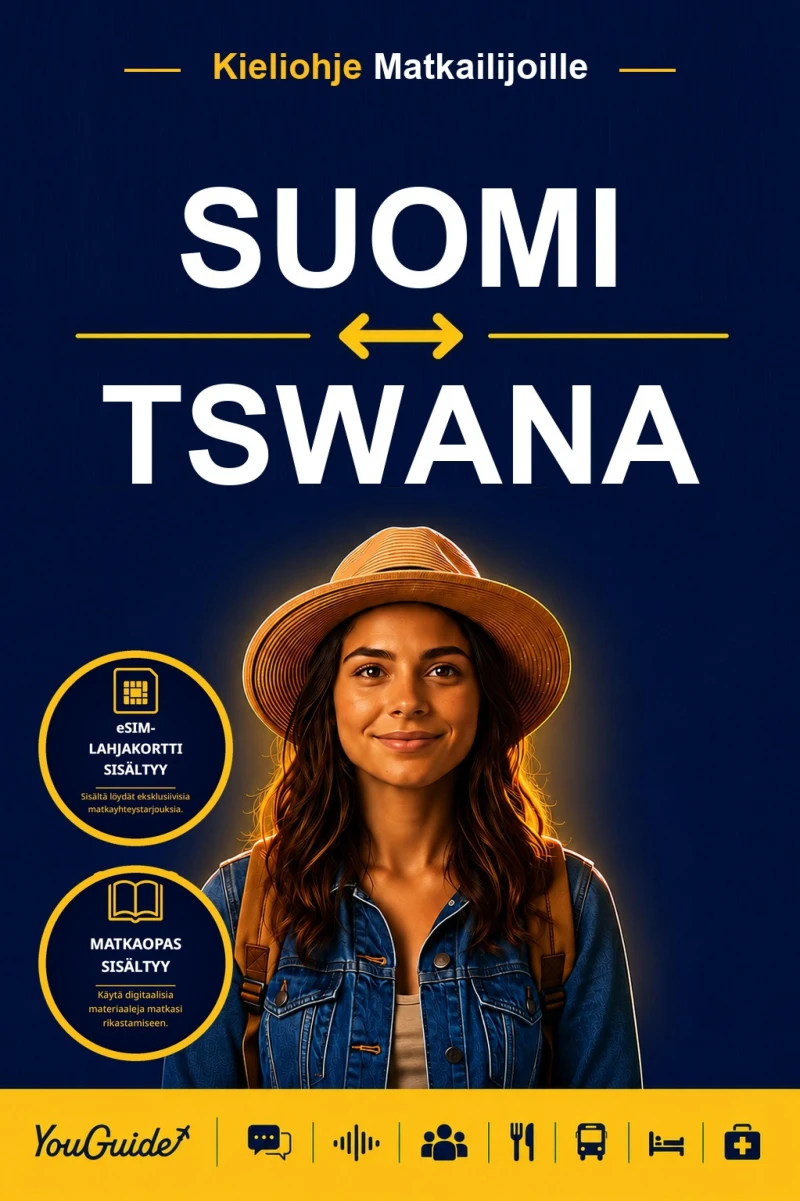 Portada: The Language Guide for Travelers - Finnish to Tswana