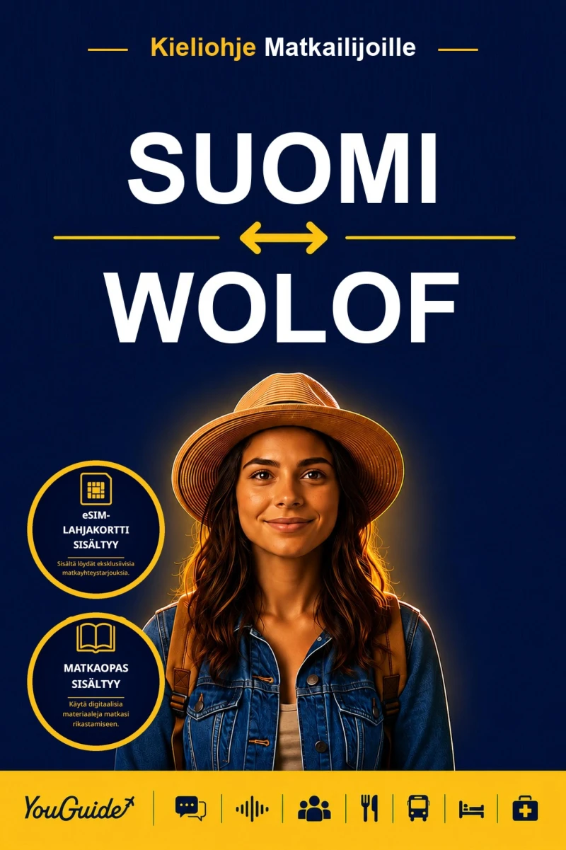 Portada: The Language Guide for Travelers - Finnish to Wolof