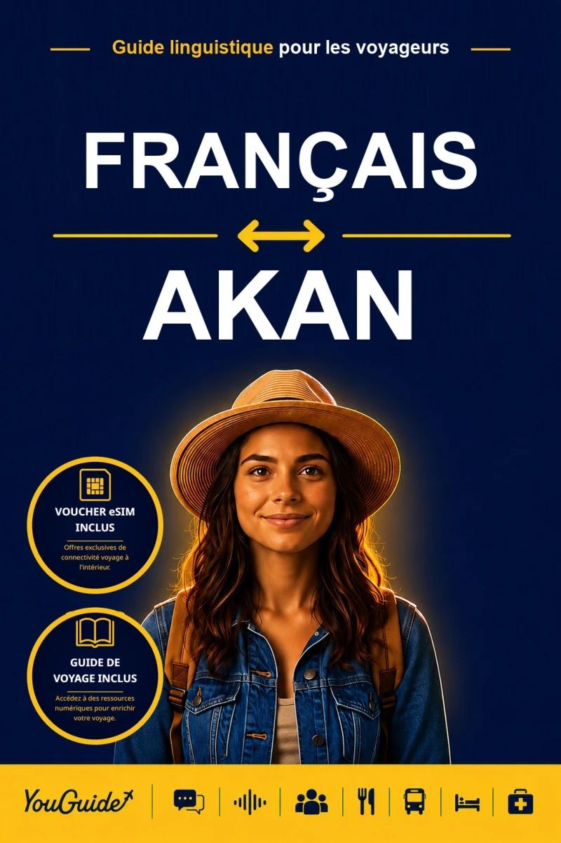 Portada: The Language Guide for Travelers - French to Akan
