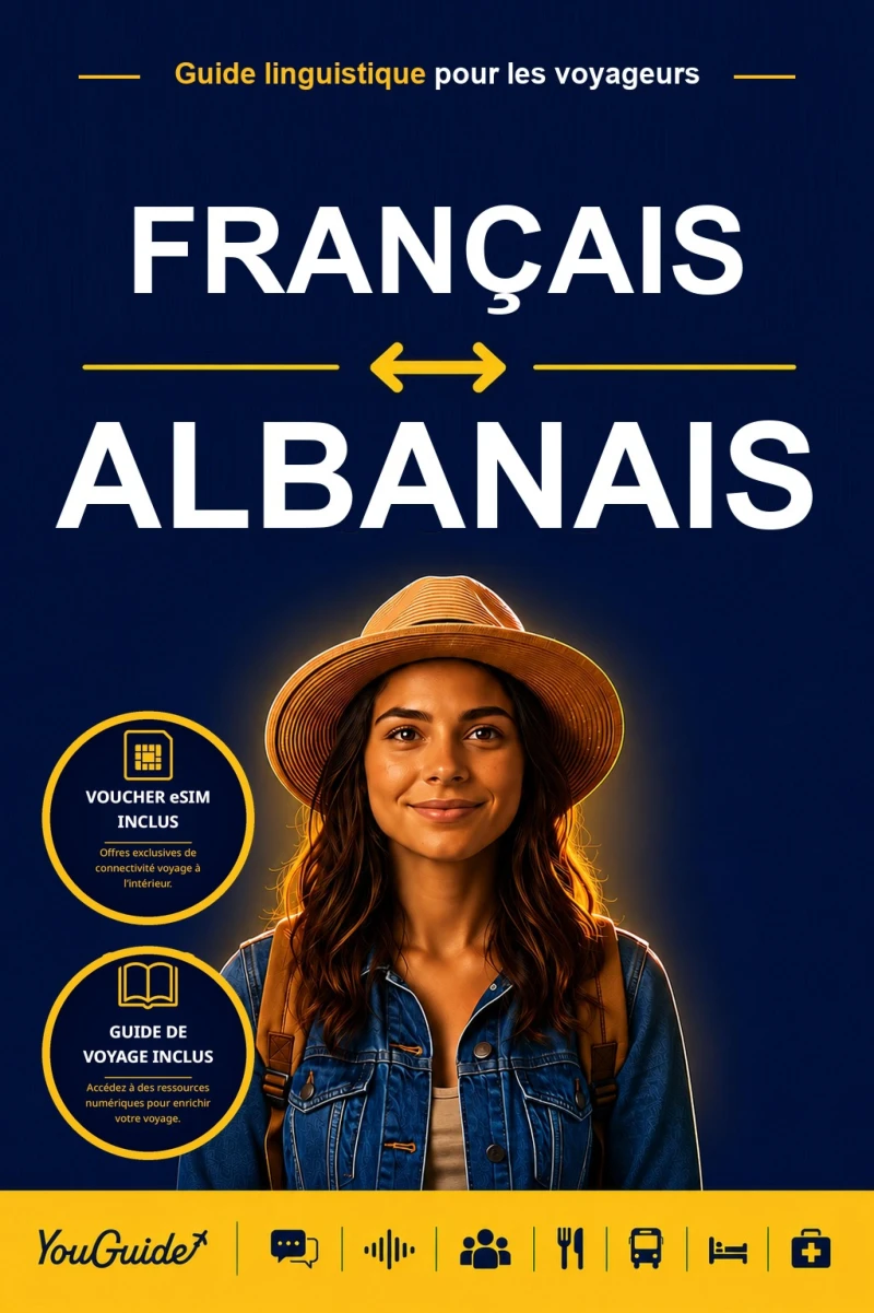 Portada: The Language Guide for Travelers - French to Albanian