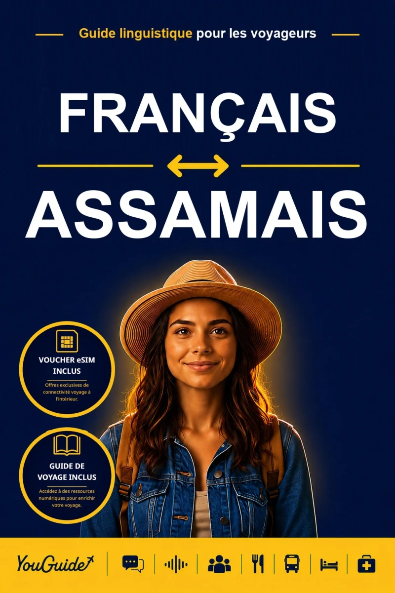 Portada: The Language Guide for Travelers - French to Assamese
